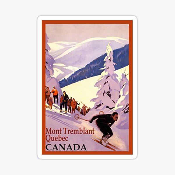 Item preview, Vintage Ski Design, Mont Tremblant, Quebec Canada designed and sold by Shirtniks.