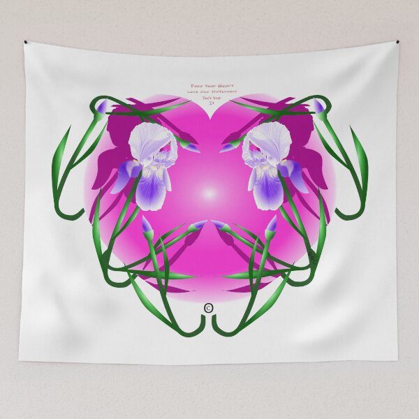 Item preview, Iris Ghostly Pink  designed and sold by Roger R Cormier.