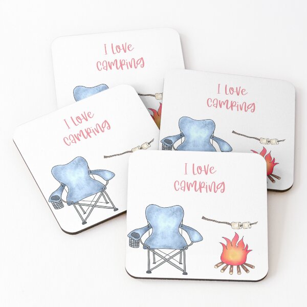 Item preview, Camping Day Stickers, I Love Camping, Planner, Diary designed and sold by SHiNStudio.