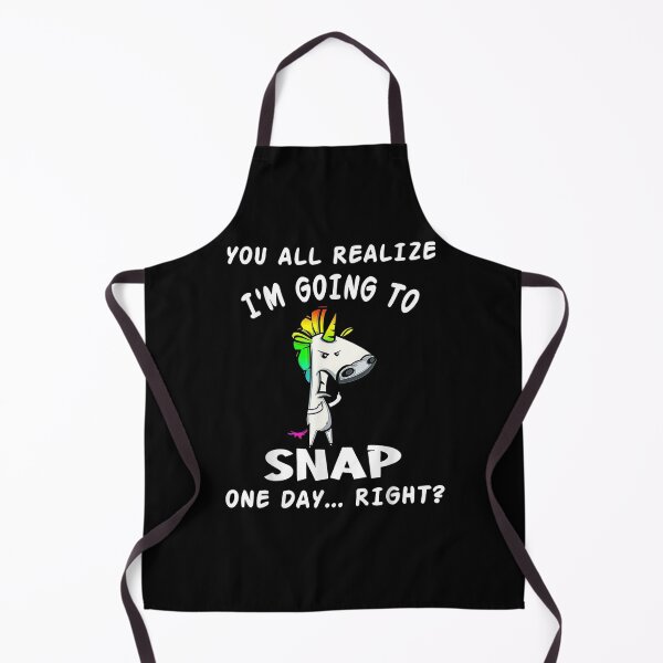 Item preview, You All Realize I'm Going To Snap One Day Right Unicorn designed and sold by laurader.