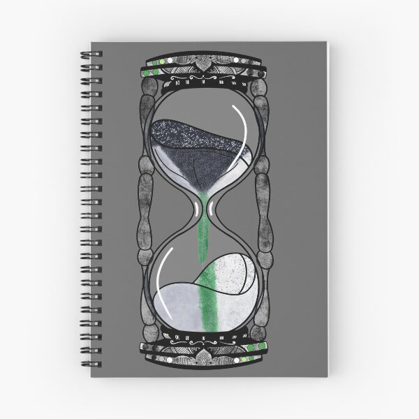 Item preview, Demiromantic Pride Hourglass designed and sold by NerdyCupcake559.
