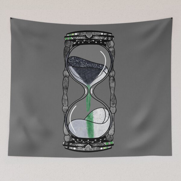 Item preview, Demiromantic Pride Hourglass designed and sold by NerdyCupcake559.