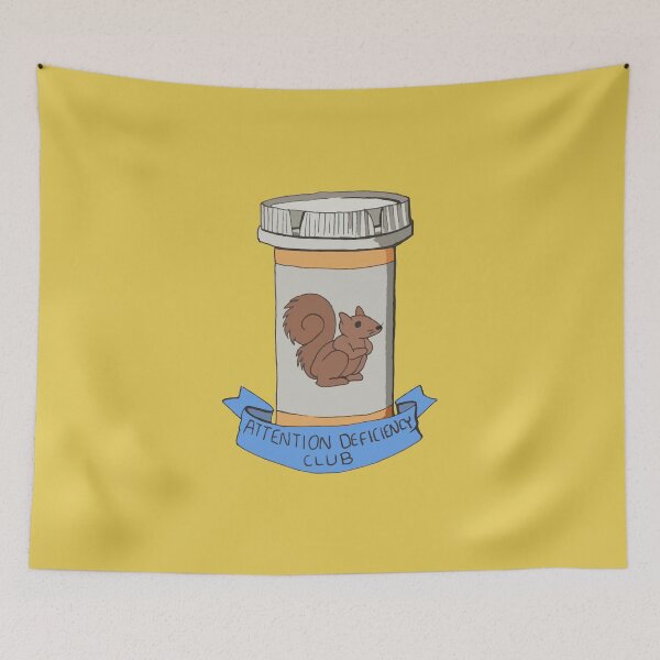 Item preview, Attention Deficiency Club  designed and sold by KenLikesToColor.