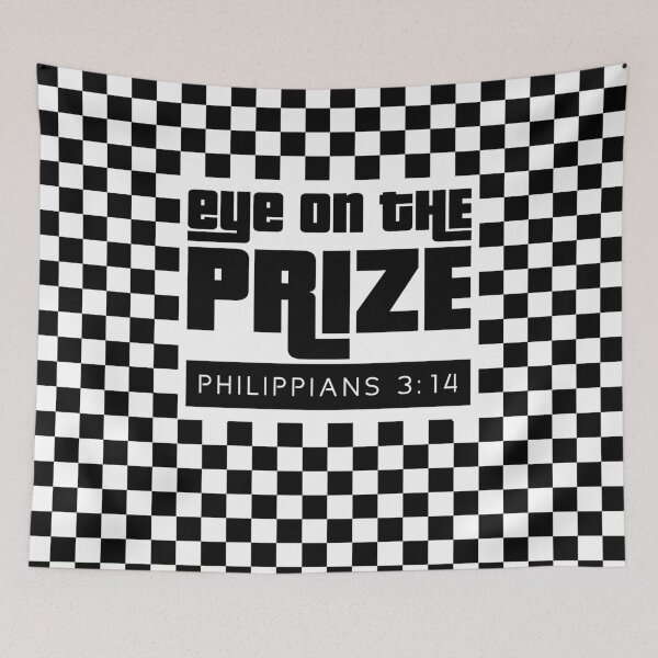 Item preview, EYE ON THE PRIZE | PHILIPPIANS 3:14 | BLACK  designed and sold by saltyteesandco.