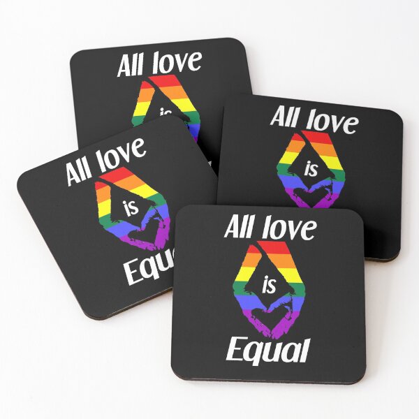 Item preview, All Love is Equal Rainbow Pride Flag - Lgbt designed and sold by Dmetalx Art Apparel.