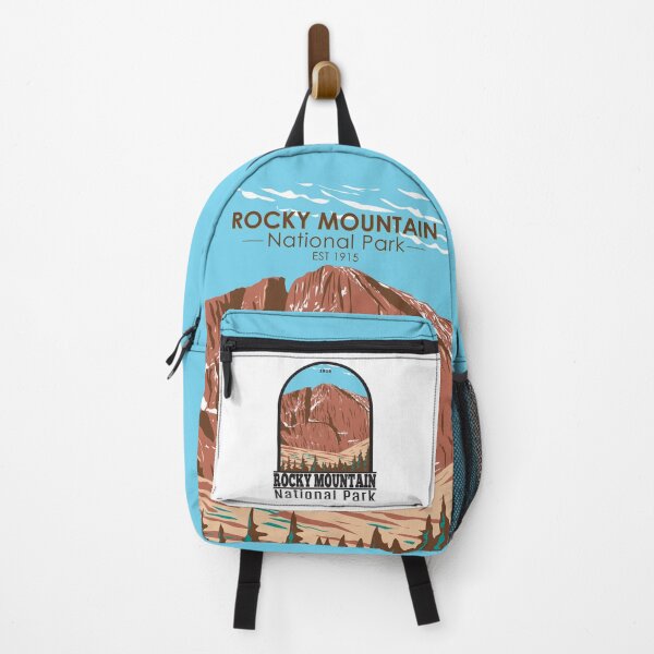 Item preview, Rocky Mountain National Park Colorado Longs Peak Vintage designed and sold by KrisSidDesigns.