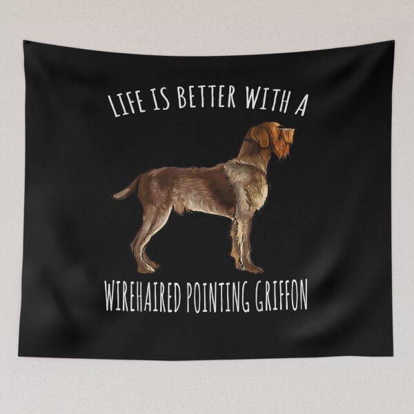 Item preview, Life Is Better With A Wirehaired Pointing Griffon Dog Lover designed and sold by laurader.