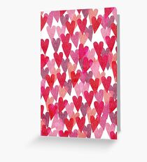 Heart Pattern Greeting Card