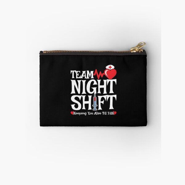 Item preview, Night Shift Nurse - Funny Nurse Meme - Nurse Halloween Pullover Hoodie designed and sold by allahamher.