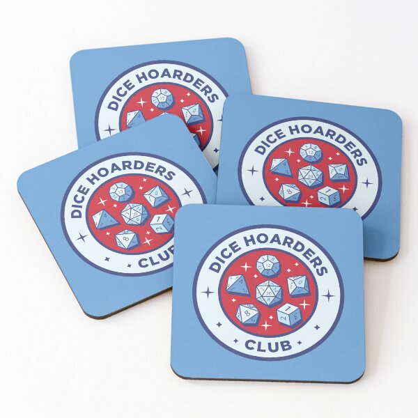 Item preview, Dice Hoarders Club designed and sold by MagicCatSmudge.