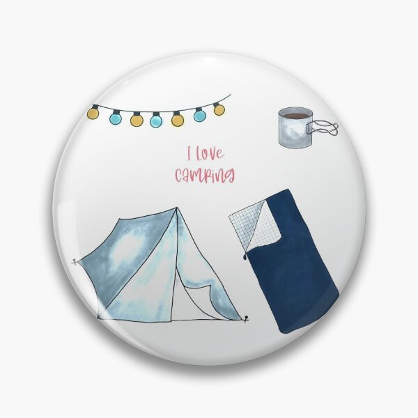 Item preview, Camping Day Stickers, I Love Camping, Planner, Diary, Sleeping Bag, Tent designed and sold by SHiNStudio.