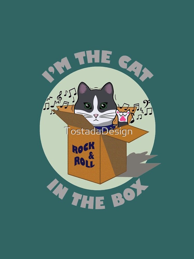 Thumbnail 5 of 5, iPhone Case, Rocker Cat In The Box designed and sold by TostadaDesign.