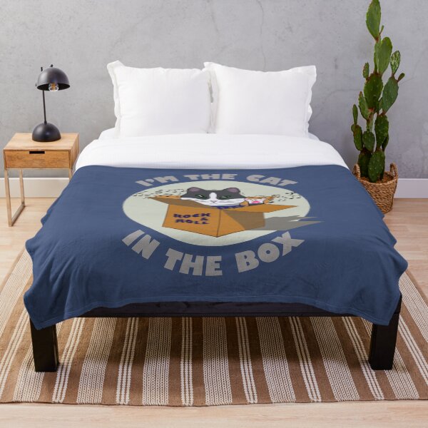 Aperçu de l'œuvre Chat à bascule dans la boîte créée et vendue par TostadaDesign.