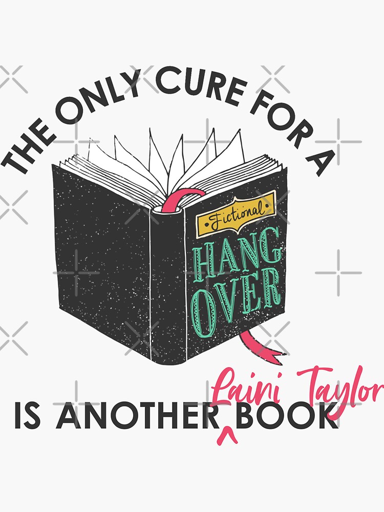 Thumbnail 3 of 3, Sticker, The Only Cure Is Laini Taylor designed and sold by FictionalHangov.