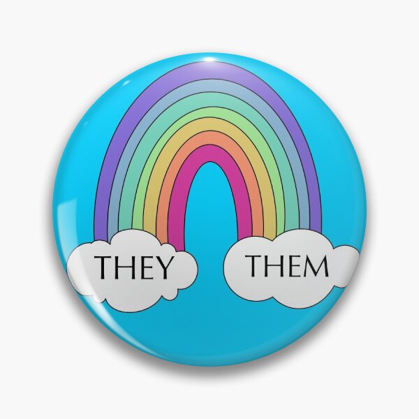 Item preview, Pronoun Awareness (They/Them) designed and sold by SquirrelPants87.