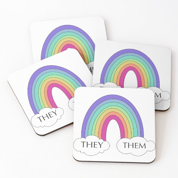 Item preview, Pronoun Awareness (They/Them) designed and sold by SquirrelPants87.