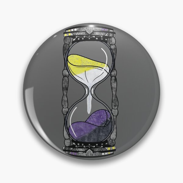 Item preview, Non-binary Pride Hourglass designed and sold by NerdyCupcake559.