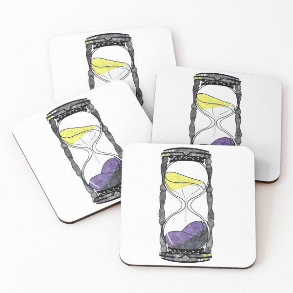 Item preview, Non-binary Pride Hourglass designed and sold by NerdyCupcake559.