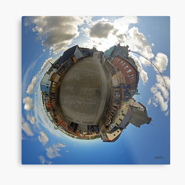 City Walls of Derry at Ferryquay Gate Metal Print