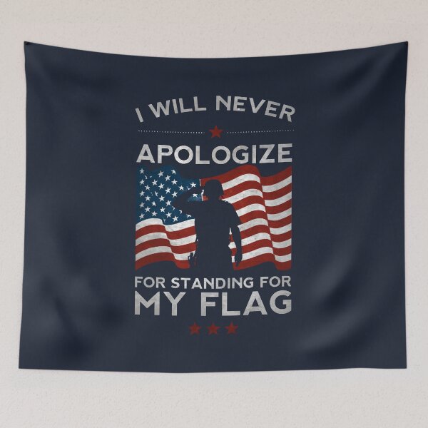 Item preview, Standing For My Flag designed and sold by Joshua Blomheart.