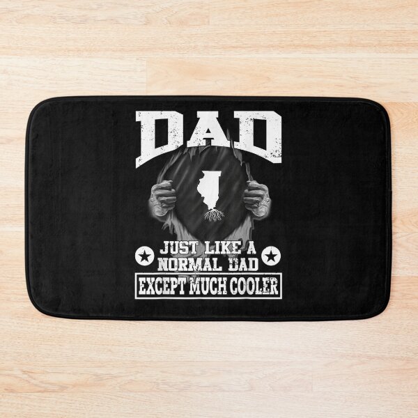 Item preview, Mens Illinois Dad Just Like A Normal Dad Much Cooler designed and sold by laurader.