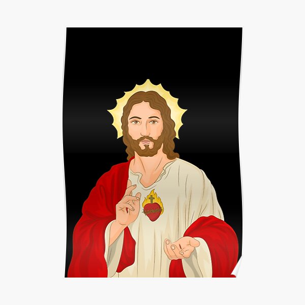 "Jesus Christ" Poster for Sale by sourav1993 | Redbubble