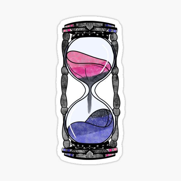 Omnisexual Pride Hourglass Sticker