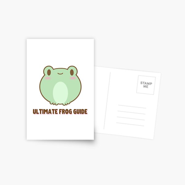 A4 Fabric Sheets Frog Stamps Happy, Cute, Kawaii, Green, Froggy, Chibi,  Postacrds, Holiday, Snow, Book. Cozy, Funny 
