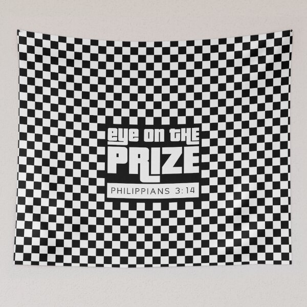 Item preview, EYE ON THE PRIZE | PHILIPPIANS 3:14 | WHITE  designed and sold by saltyteesandco.