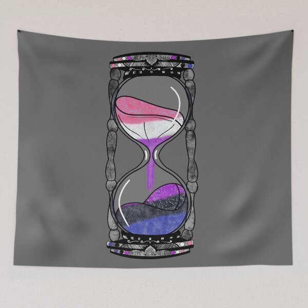 Item preview, Genderfluid Pride Hourglass designed and sold by NerdyCupcake559.