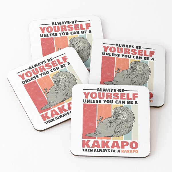 Item preview, Be a Kakapo New Zealand travel parrot gift designed and sold by madgrfx.