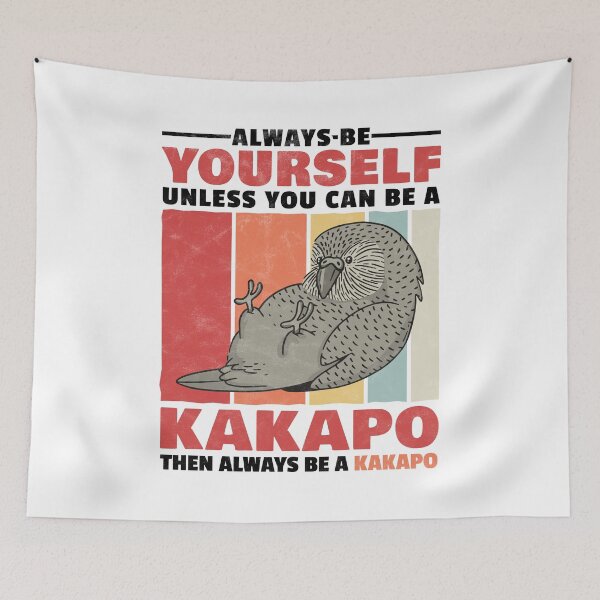 Item preview, Be a Kakapo New Zealand travel parrot gift designed and sold by madgrfx.