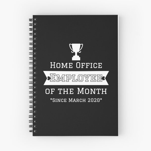 Item preview, Home Office Employee Of The Month Since March 2020 Trophy Design designed and sold by Angela Mello.