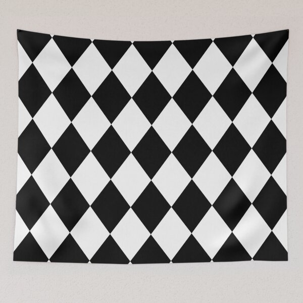 Item preview, Black diamond Argyle pattern designed and sold by BLMcreations.