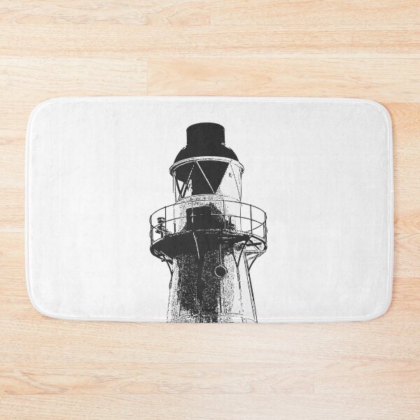 Item preview, Peninnis Lighthouse Iconic black and white - St. Mary's, Isles of Scilly designed and sold by time-wornPhoto.
