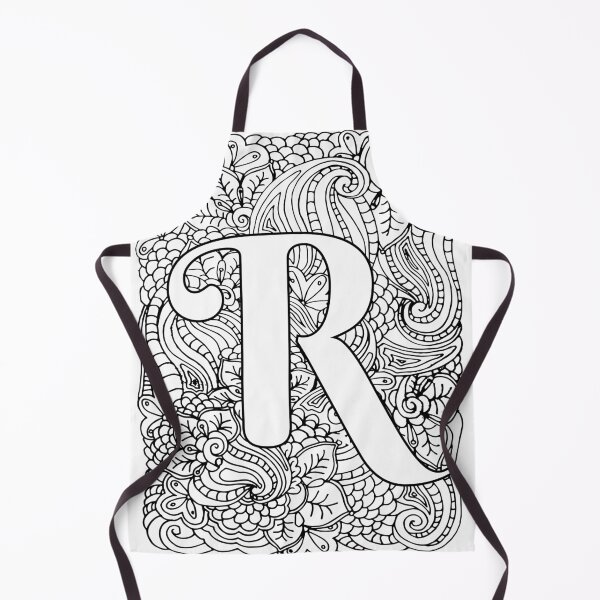 Item preview, Adult Coloring Page Monogram Letter R designed and sold by MamaSweetea.