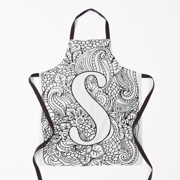 Item preview, Adult Coloring Page Monogram Letter S designed and sold by MamaSweetea.