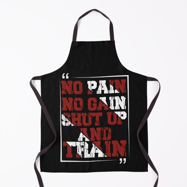 Item preview, No Pain No Gain Shut Up And Train designed and sold by RokomariFabric.