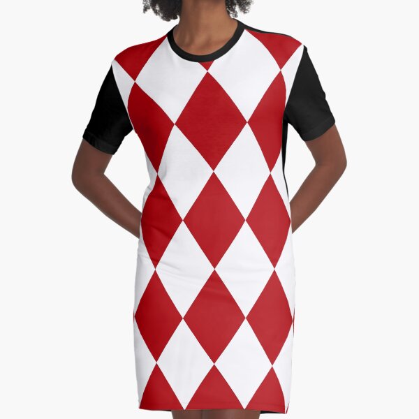 Aperçu de l'œuvre Motif losanges rouge créée et vendue par BLMcreations.
