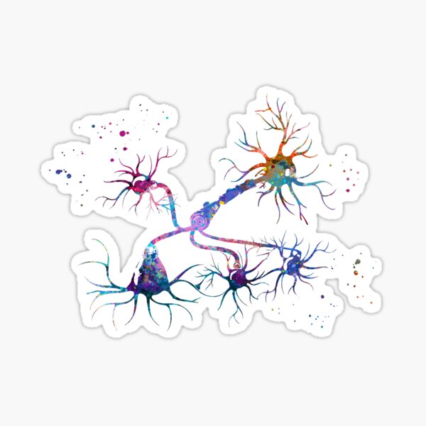 Vista previa del artículo con la obra «Sinapsis química de neurotransmisores», diseñado y vendido por EvasDreams.