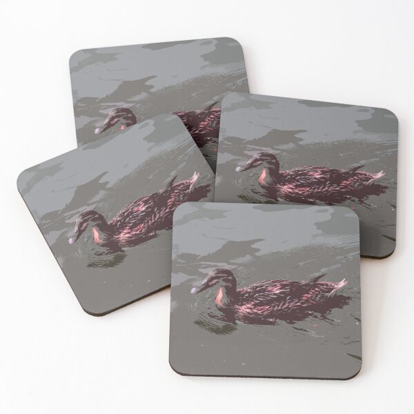 Item preview, Wild Duck Abstract Art designed and sold by hvasilevshop.