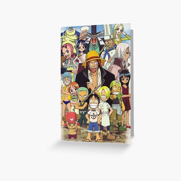 Cartes De Vœux Sur Le Theme One Piece Redbubble