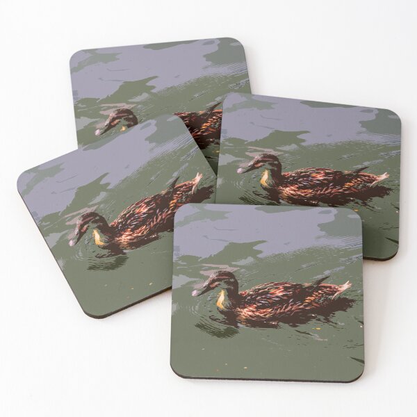 Item preview, Colorful Wild Duck Abstract Art designed and sold by hvasilevshop.