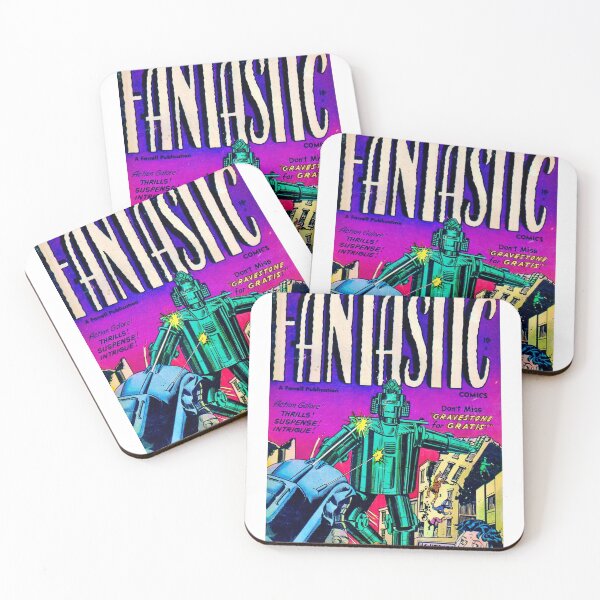 Item preview, Fantastic Superhero Robots supernatural Classic Coomics Comic Book Cartoon Quotes sci-fi, designed and sold by TRIBExSPACE.