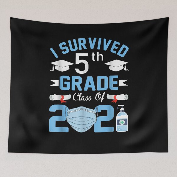 Item preview, I Survived 5th Grade Class Of 2021 5th Grade Graduation designed and sold by laurader.