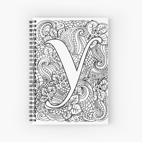 Zentangle N Monogram Alphabet Initials Tote Bag by Vermont Greetings