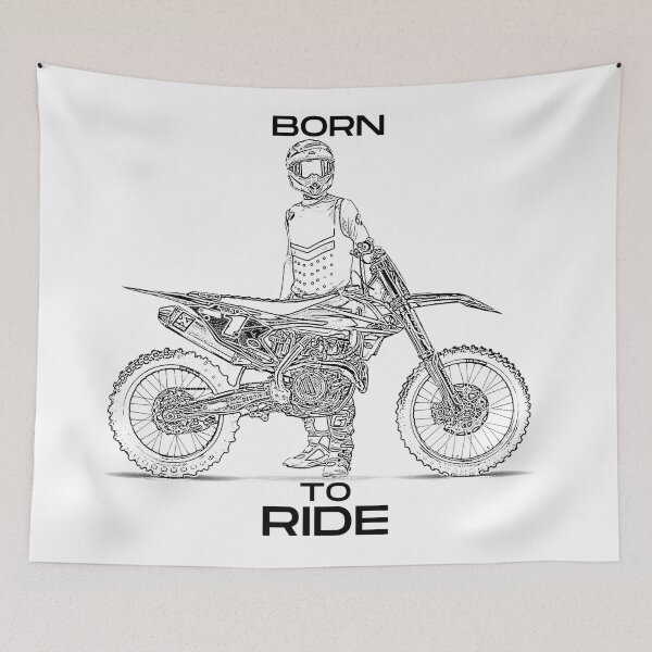 Item preview, Born to ride Motocross designed and sold by nicodrt.