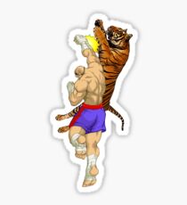 Tiger Uppercut Sticker