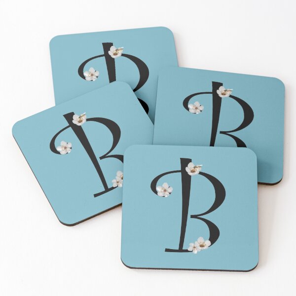 Item preview, Initial B floral and with bee designed and sold by Kristaine.
