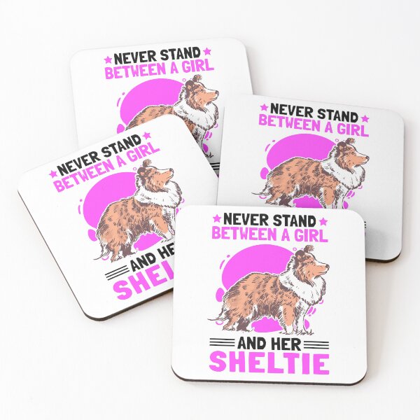 Item preview, Girl with Shetland Sheepdog Sheltie gift designed and sold by madgrfx.